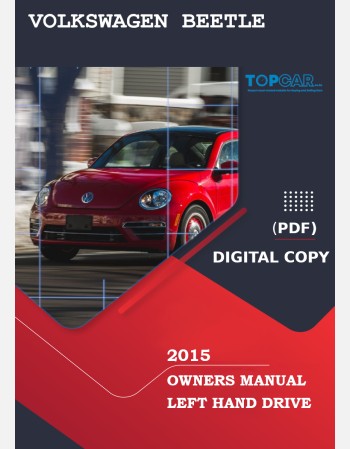 volkswagen beetle 2015 owners manual